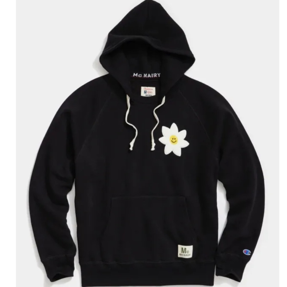 Mark McNairy Mc x Champion For Todd Snyder New York Daisy Smile Hoodie ~